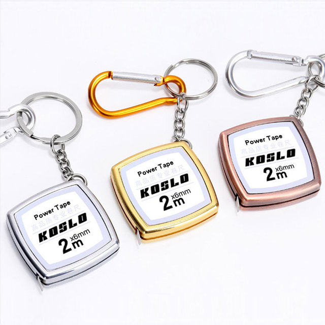 Roulette Measuring Keychain, Measuring Tape Keychain